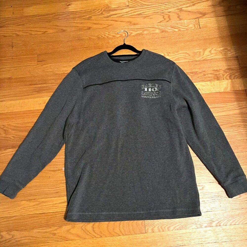 Harley Davidson Sweatshirt Men XL 110th Anniversary 2013 Limited Edition